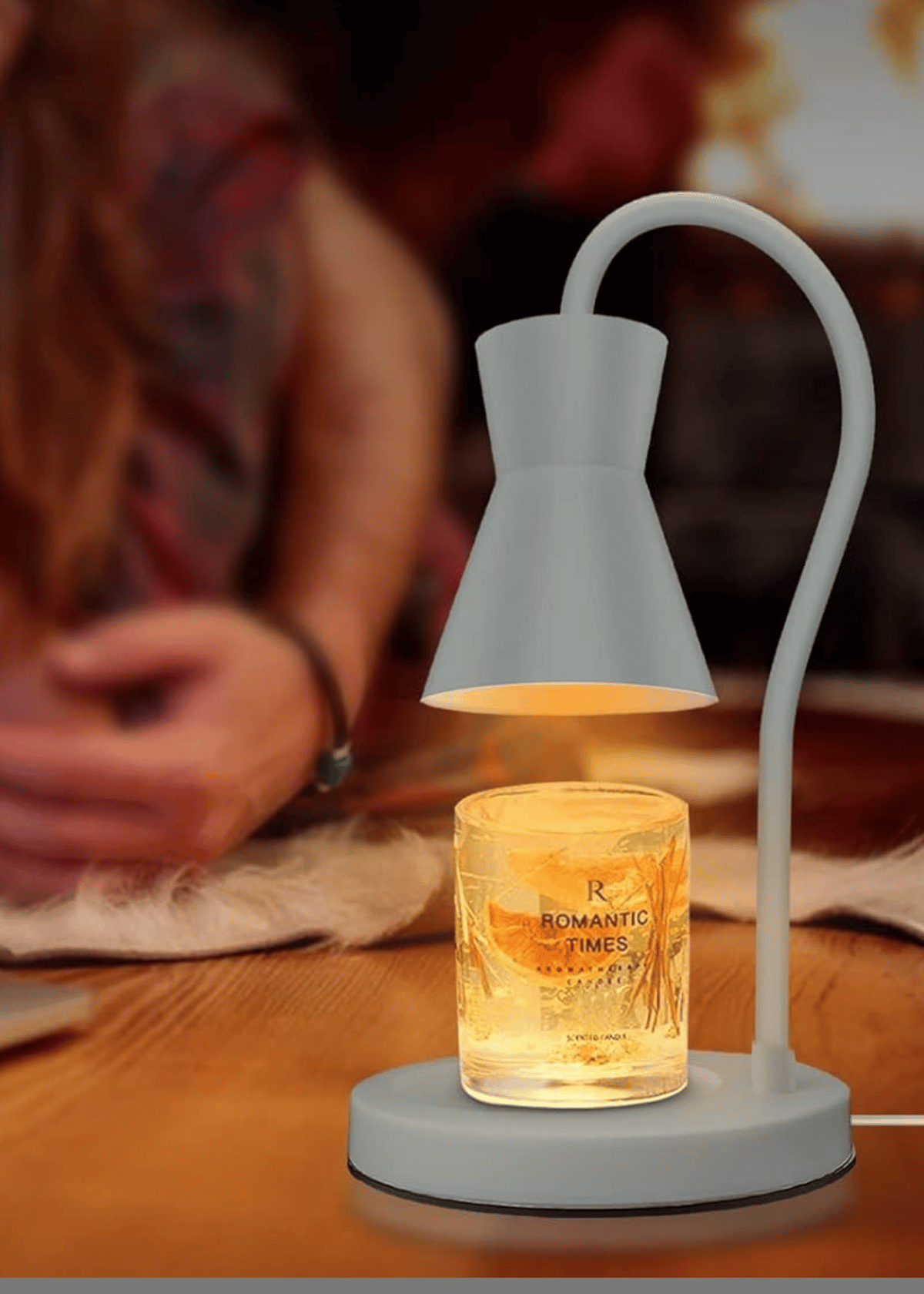 GETOHAN Candle Warmer Lamp, Dimmable Candle Lamp