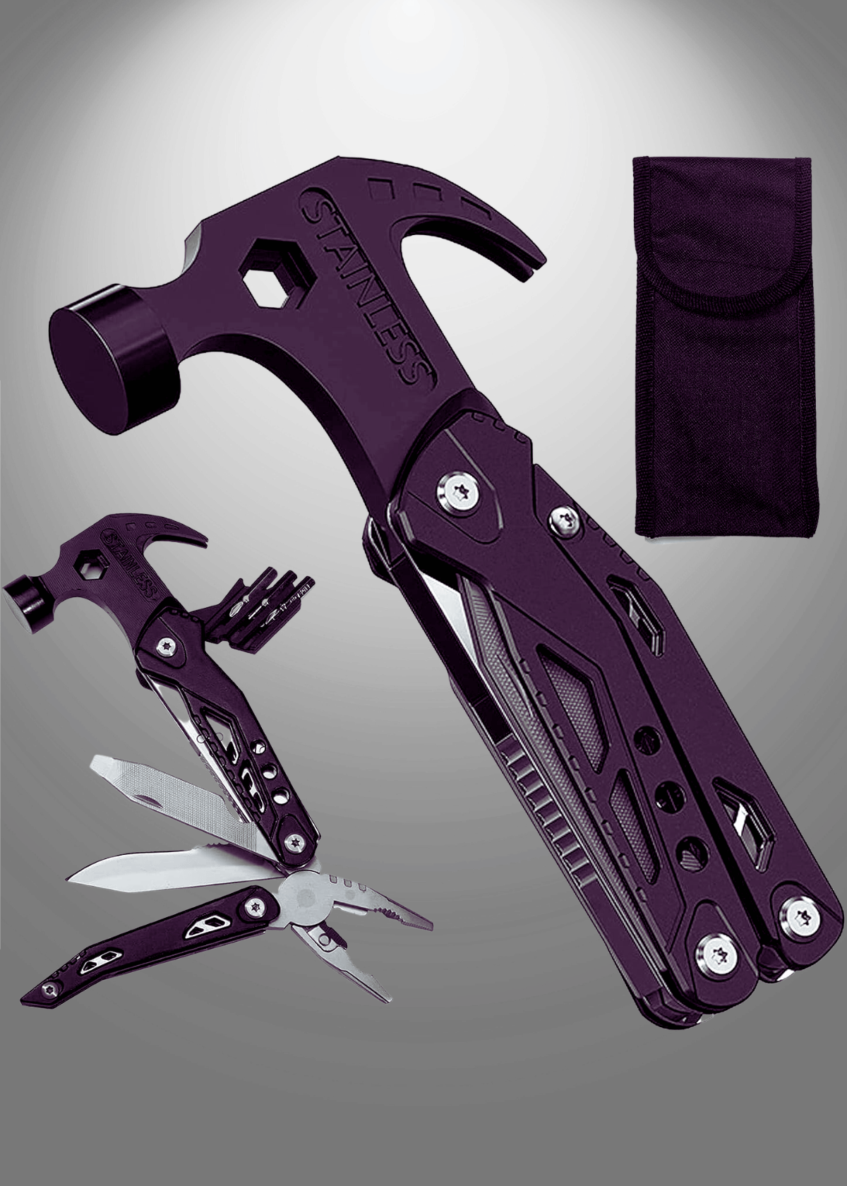 Get Ready for Any Adventure with the Multitool Hammer Folding Survival Tool