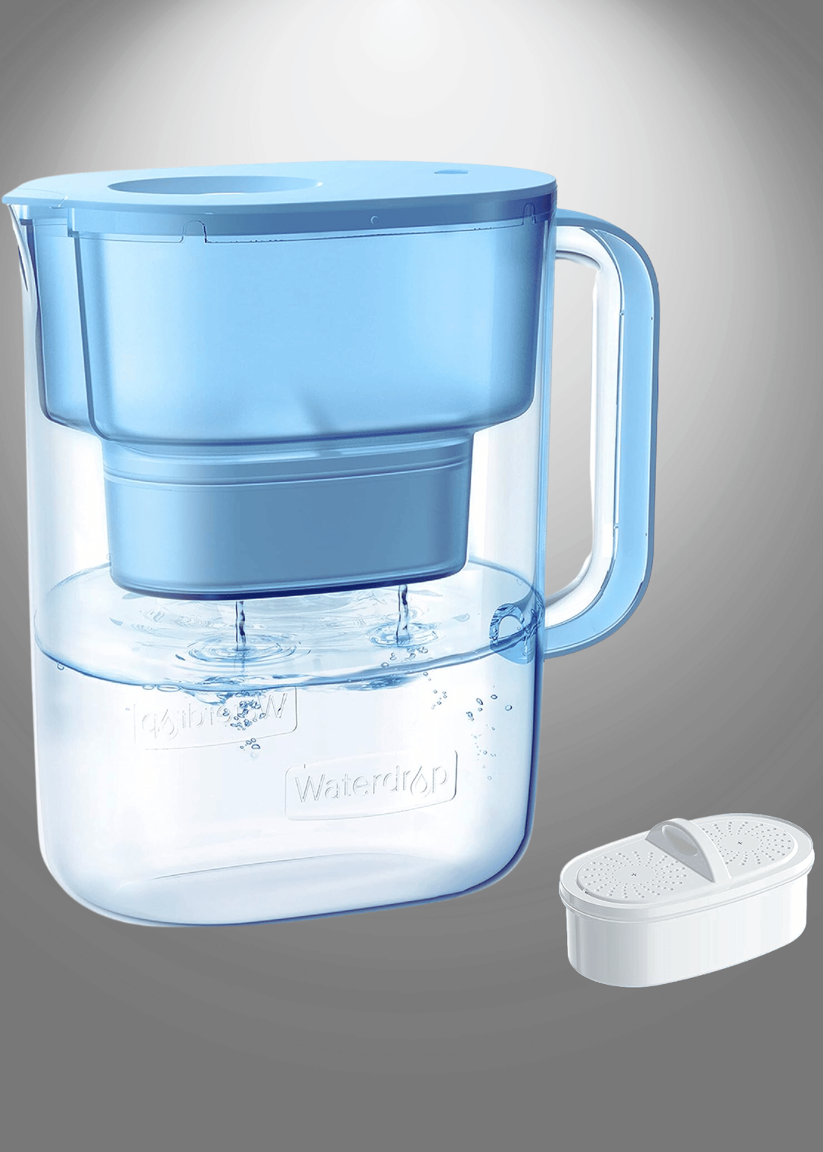 Waterdrop 200-Gallon Long-Life Lucid 10-Cup Water Filter Pitcher