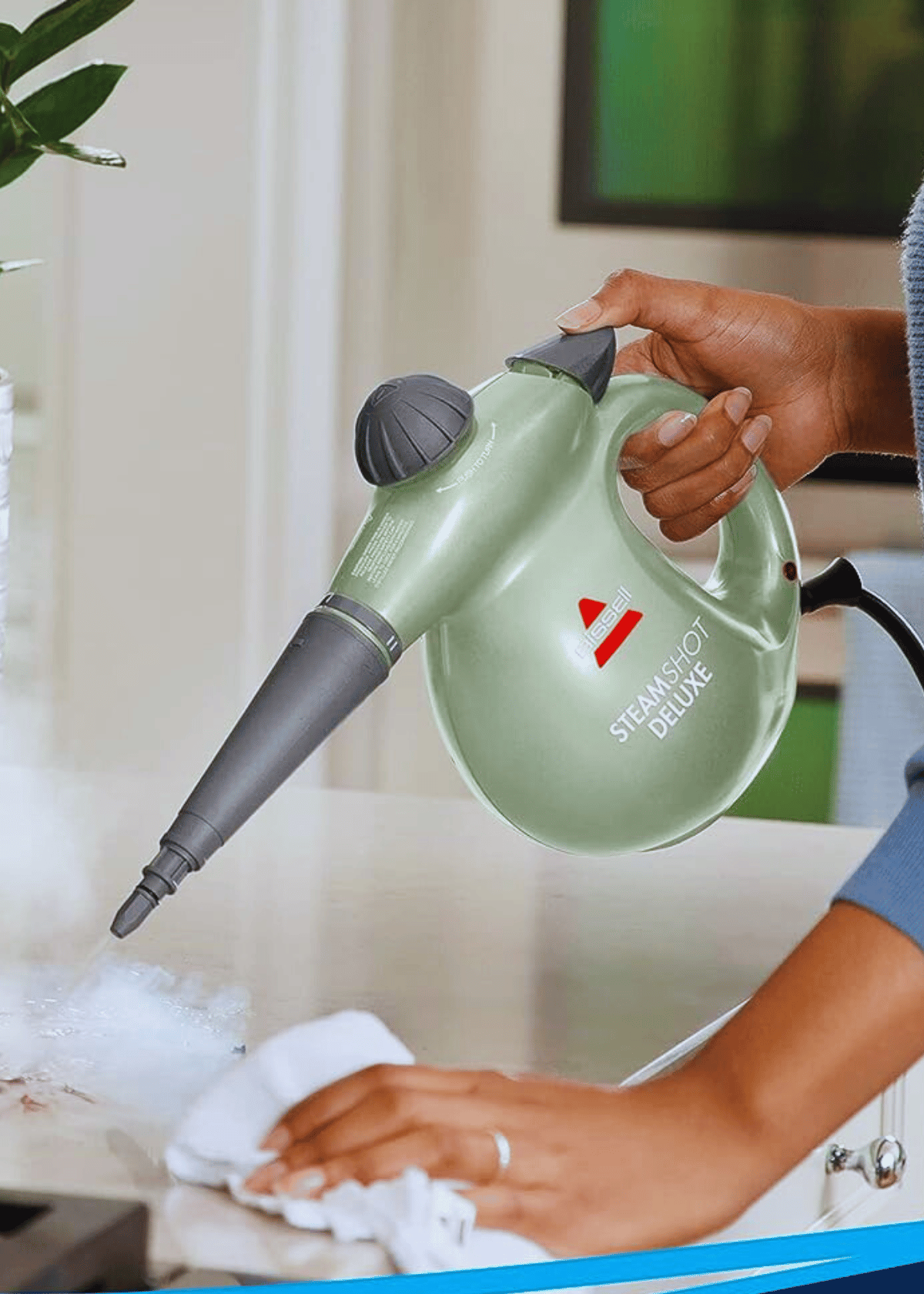 Get the Clean, Sanitized Home You Deserve with the BISSELL Steam Shot Hard Surface Cleaner