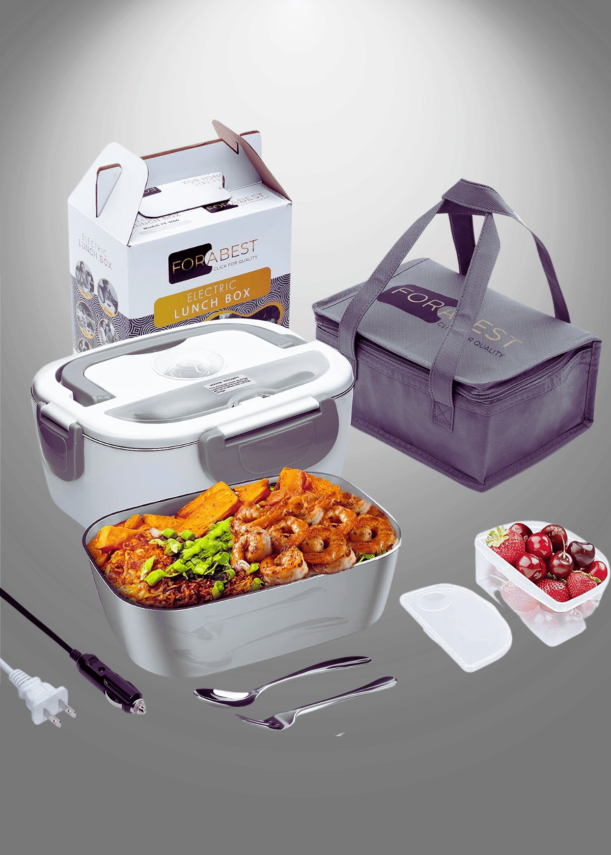 FORABEST Electric Lunch Box