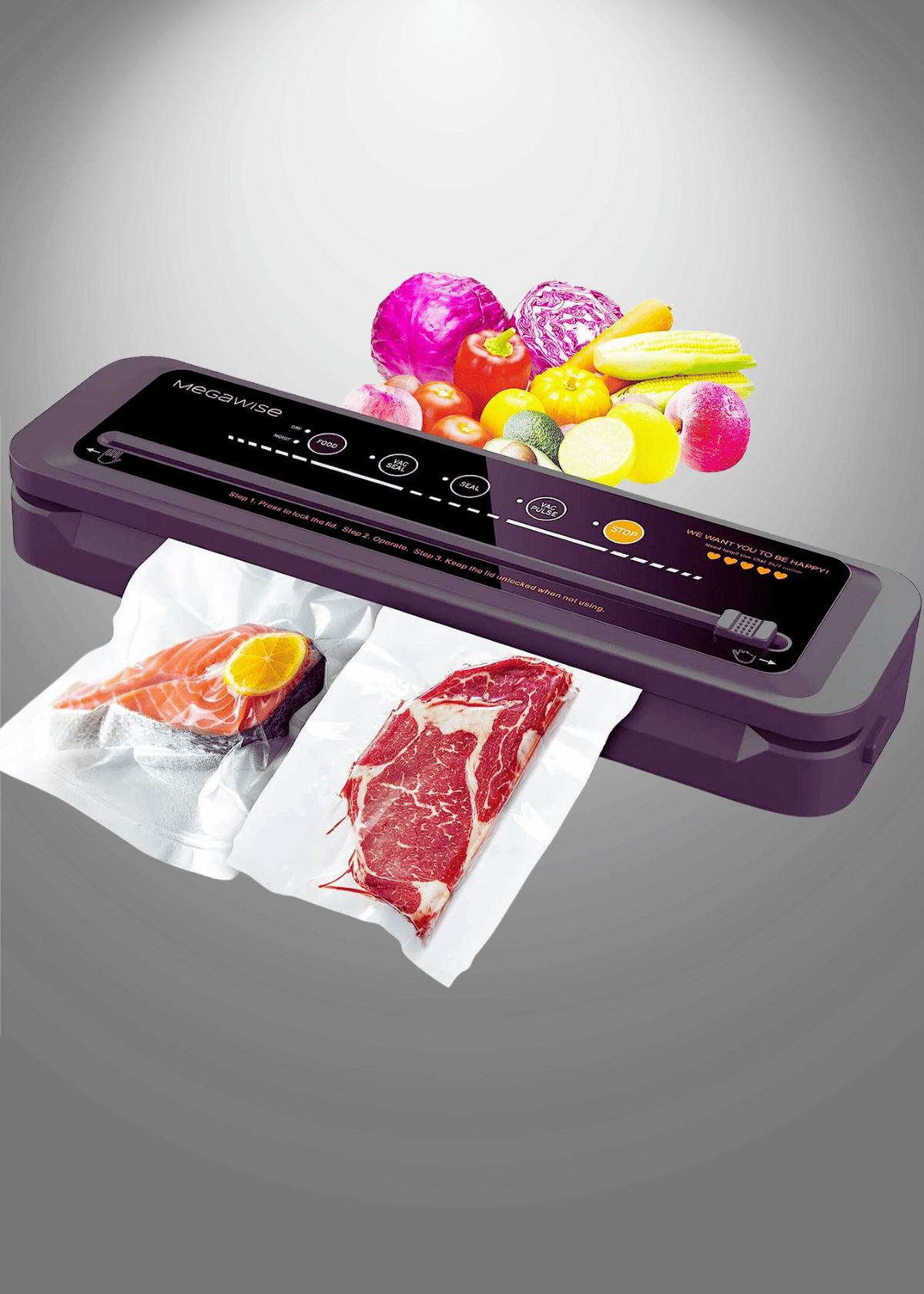 Keep Your Food Fresh with the MegaWise Vacuum Sealer Machine