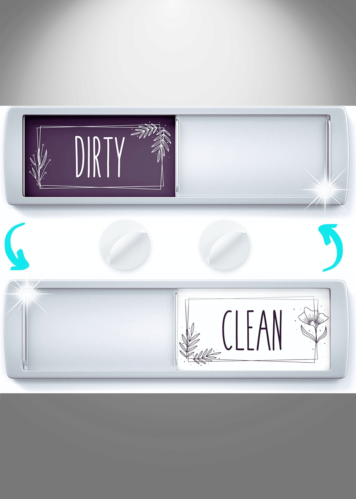 Keep Your Kitchen Organized with the Stylish Dishwasher Magnet Clean Dirty Sign