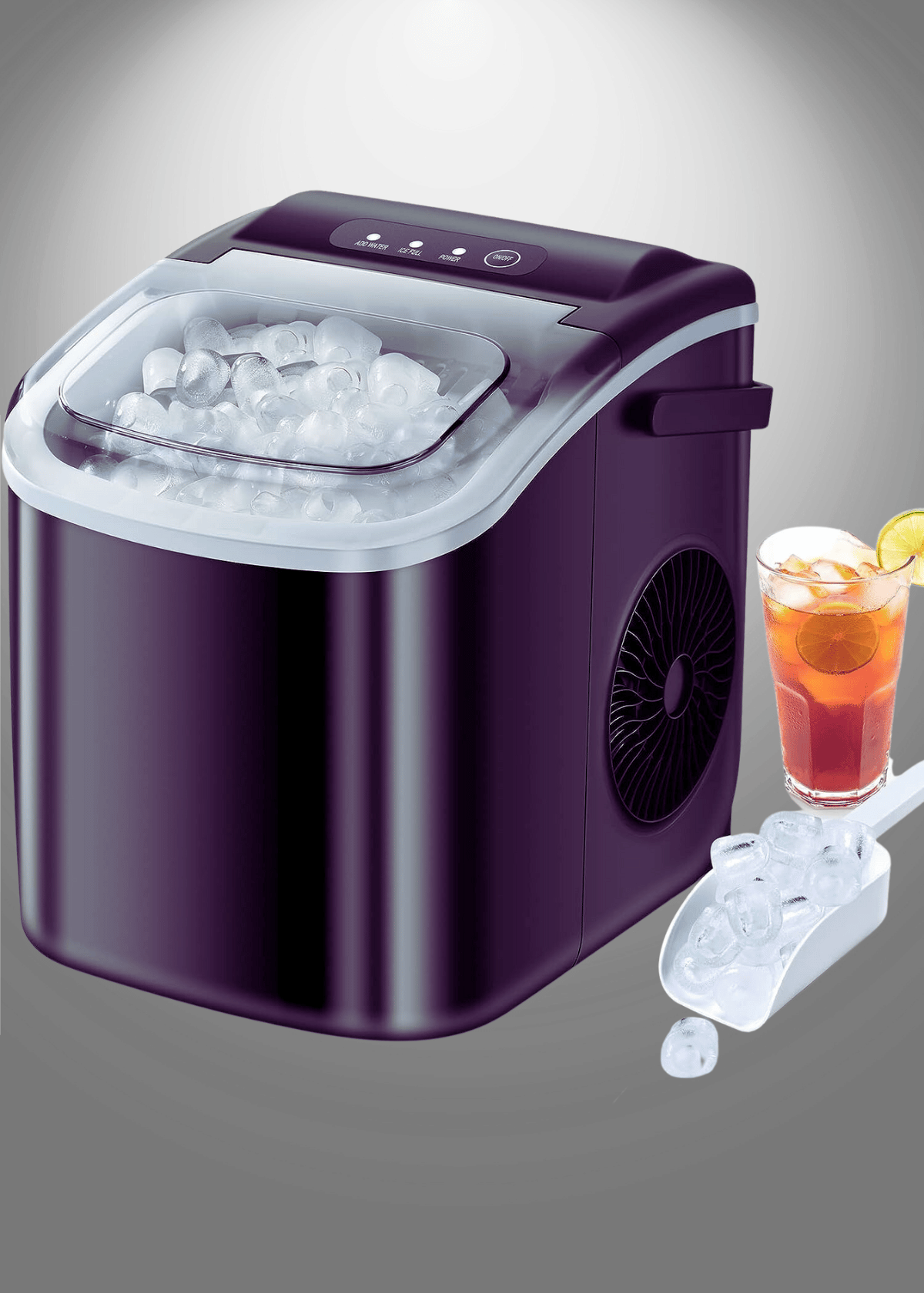 Make Ice in 6 Minutes with the Portable Ice Maker Machine Countertop