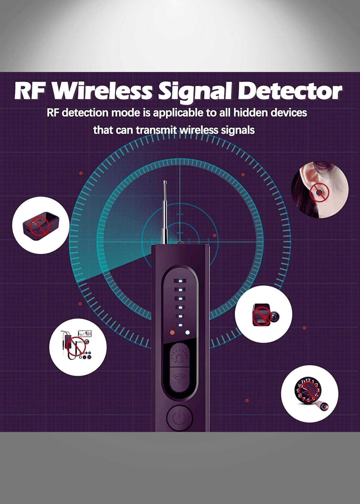 Protect Your Privacy from Hidden Cameras and Bugs with the BTFDREEM Hidden Camera Detector